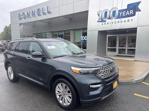 Stone Blue Metallic 2023 Ford Explorer Limited