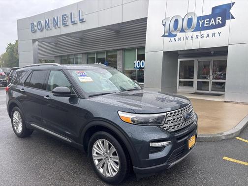 Stone Blue Metallic 2023 Ford Explorer Limited