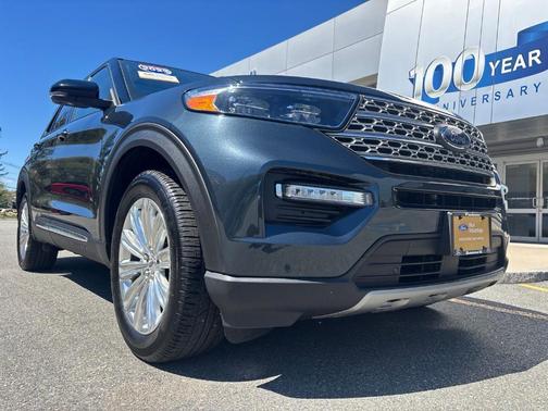 Stone Blue Metallic 2023 Ford Explorer Limited