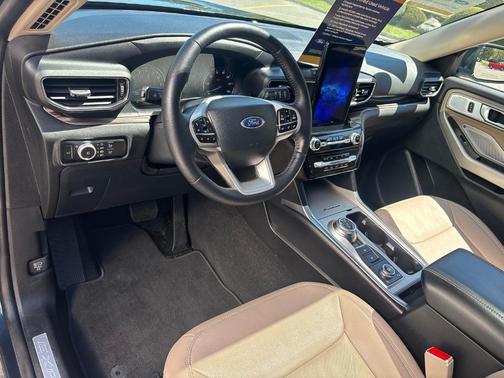 Stone Blue Metallic 2023 Ford Explorer Limited