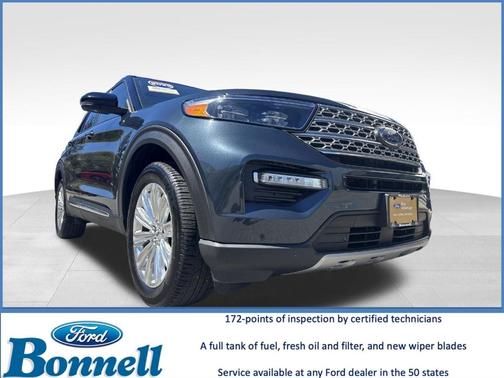 Stone Blue Metallic 2023 Ford Explorer Limited