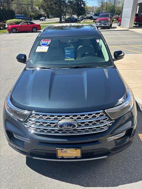 Stone Blue Metallic 2023 Ford Explorer Limited