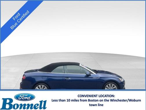 Scuba Blue Metallic w/ Black Roof 2018 Audi A5 2.0T Premium Plus
