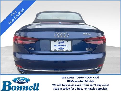 Scuba Blue Metallic w/ Black Roof 2018 Audi A5 2.0T Premium Plus