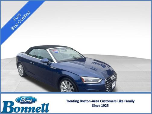 Scuba Blue Metallic w/ Black Roof 2018 Audi A5 2.0T Premium Plus