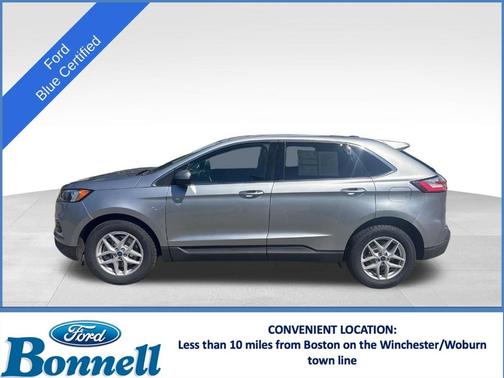 Iconic Silver Metallic 2022 Ford Edge SEL