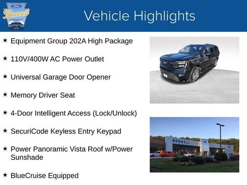 Agate Black Metallic 2025 Ford Expedition Max Active