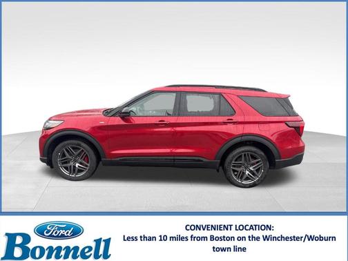 Rapid Red Metallic Tinted Clearcoat 2026 Ford Explorer ST-Line