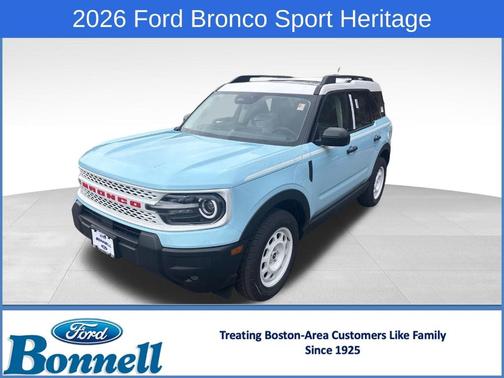 Robins Egg Blue 2026 Ford Bronco Sport Heritage