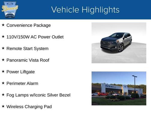 Gray Metallic 2024 Ford Edge SEL