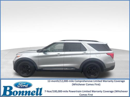 Silver Metallic 2022 Ford Explorer XLT