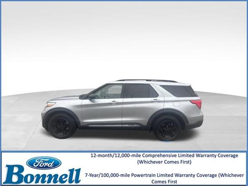 Silver Metallic 2022 Ford Explorer XLT