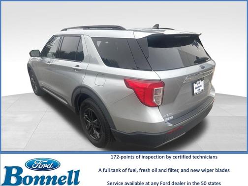 Silver Metallic 2022 Ford Explorer XLT