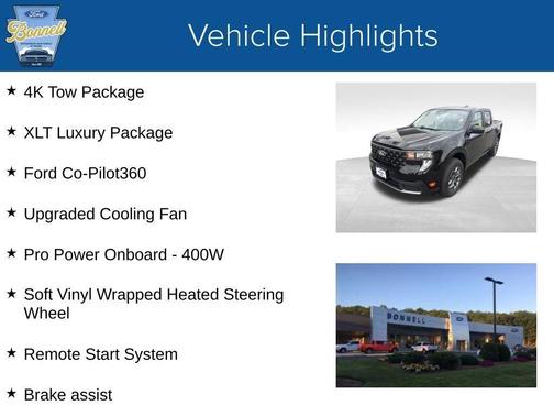 Shadow Black 2026 Ford Maverick XLT