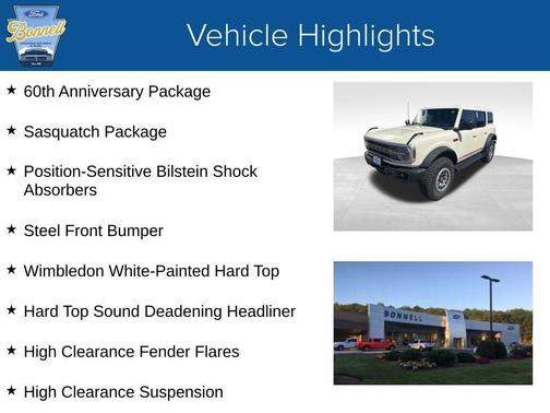 Wimbledon White 2026 Ford Bronco Outer Banks