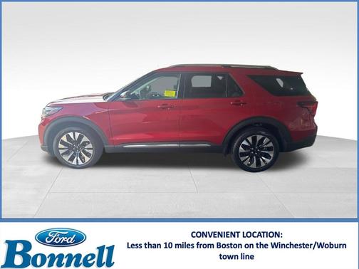 Rapid Red Metallic Tinted Clearcoat 2026 Ford Explorer Platinum