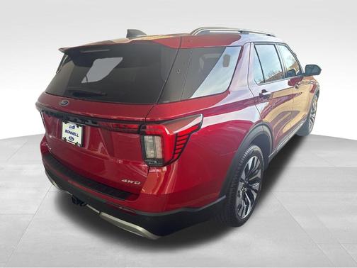 Rapid Red Metallic Tinted Clearcoat 2026 Ford Explorer Platinum