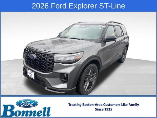 Carbonized Gray Metallic 2026 Ford Explorer ST-Line