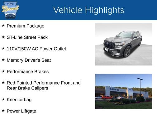 Carbonized Gray Metallic 2026 Ford Explorer ST-Line