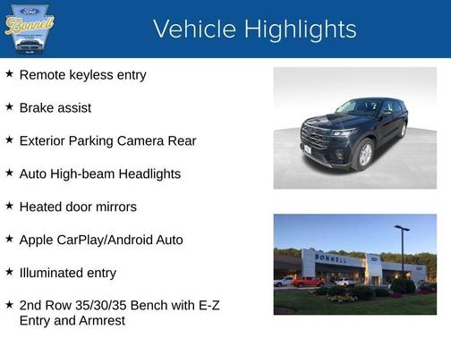 Agate Black Metallic 2026 Ford Explorer Active