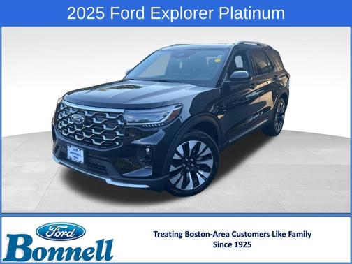 Black Metallic 2025 Ford Explorer Platinum