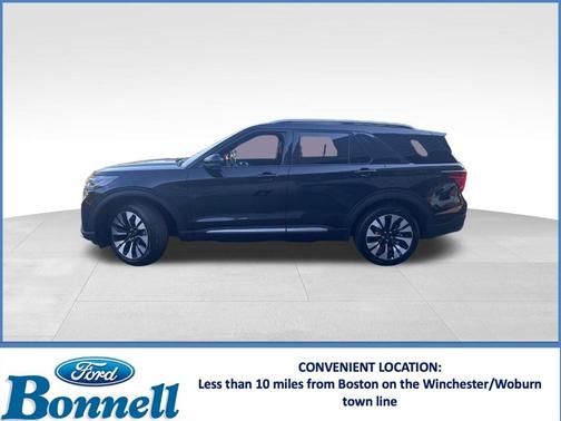 Black Metallic 2025 Ford Explorer Platinum