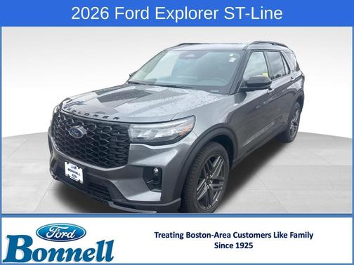 Carbonized Gray Metallic 2026 Ford Explorer ST-Line