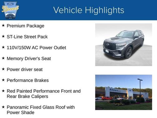 Carbonized Gray Metallic 2026 Ford Explorer ST-Line