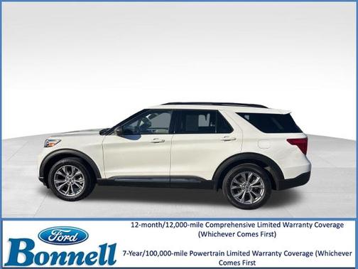 STAR WHITE MET TRI-COAT 2023 Ford Explorer XLT