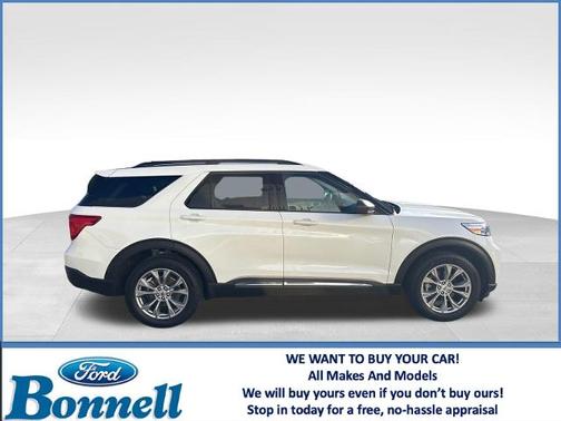 STAR WHITE MET TRI-COAT 2023 Ford Explorer XLT