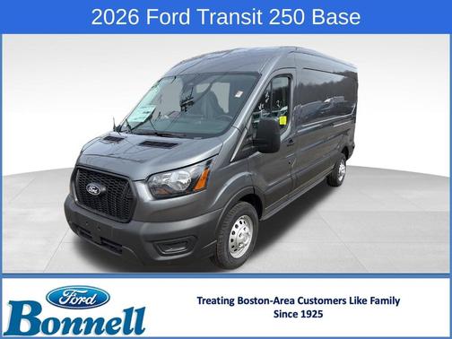 Carbonized Gray Metallic 2026 Ford Transit-250 148 WB Medium Roof Cargo