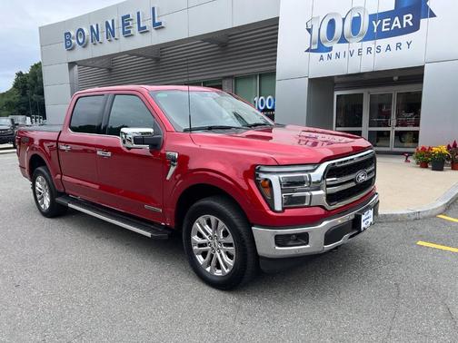 Rapid Red Metallic Tinted Clearcoat 2025 Ford F-150 Lariat