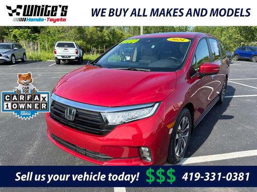 Radiant Red Metallic II 2024 Honda Odyssey EX-L