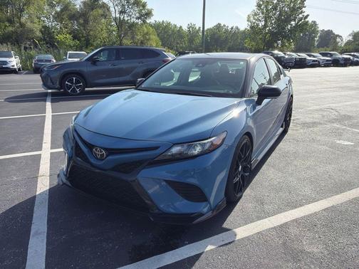 Cavalry Blue/Midnight Black Metallic 2022 Toyota Camry TRD