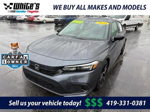 Gray Metallic 2023 Honda Civic Sport
