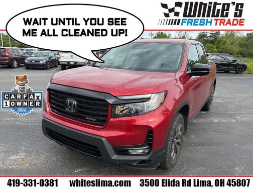 Radiant Red Metallic II 2023 Honda Ridgeline Sport