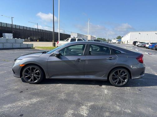 Modern Steel Metallic 2020 Honda Civic Sport