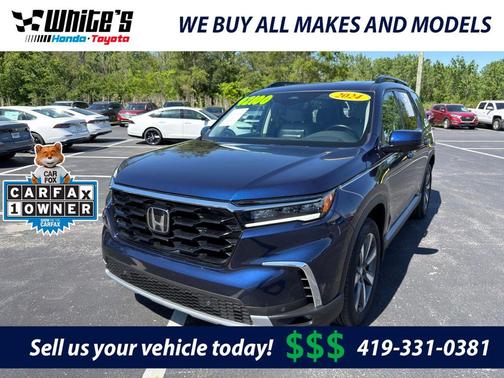 Obsidian Blue Pearl 2024 Honda Pilot Touring 8-Passenger