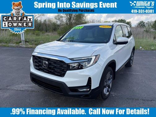 Platinum White Pearl 2023 Honda Passport AWD EX-L