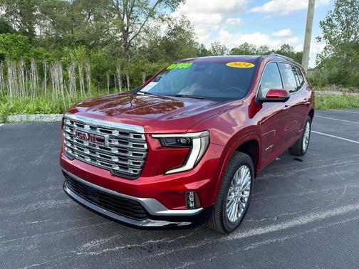 Volcanic Red Tintcoat 2024 GMC Acadia Denali