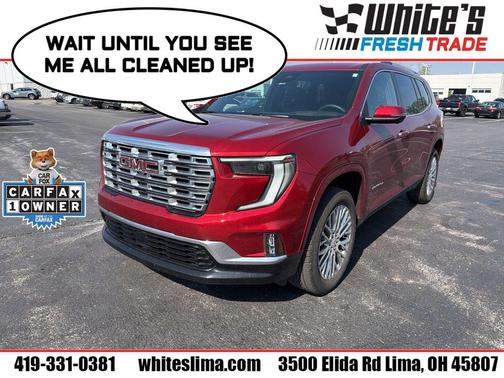 Volcanic Red Tintcoat 2024 GMC Acadia Denali