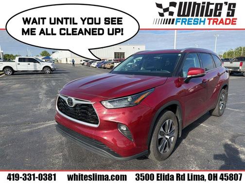 Ruby Flare Pearl 2022 Toyota Highlander XLE