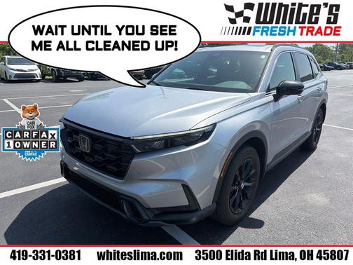 Lunar Silver Metallic 2024 Honda CR-V Hybrid Sport AWD