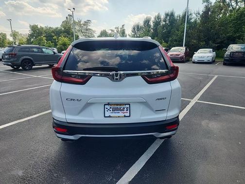 Platinum White Pearl 2020 Honda CR-V AWD Touring