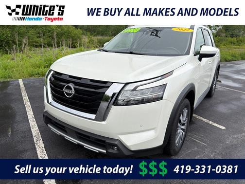 Pearl White Tricoat 2022 Nissan Pathfinder SL 4WD