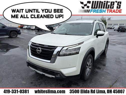 Pearl White Tricoat 2022 Nissan Pathfinder SL 4WD