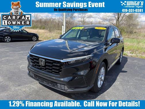 Crystal Black Pearl 2024 Honda CR-V EX AWD