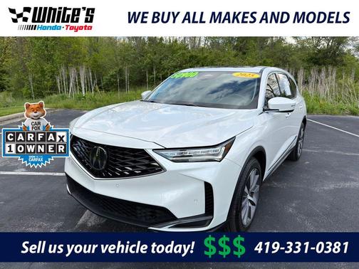 White 2025 Acura MDX Technology Package