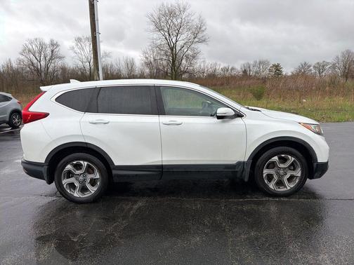 Platinum White Pearl 2019 Honda CR-V EX