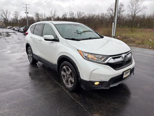 Platinum White Pearl 2019 Honda CR-V EX